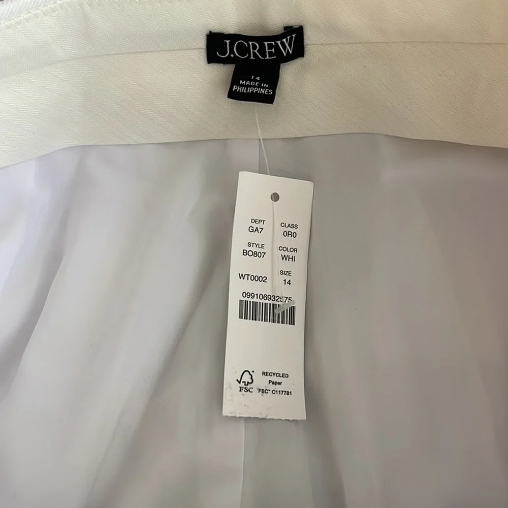 J.Crew Willa full-length flare pant in stretch linen blend BO807